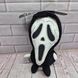 CultureFly Scream Ghost‎ Face Mask Dog Toy Plush Squeaker 10"